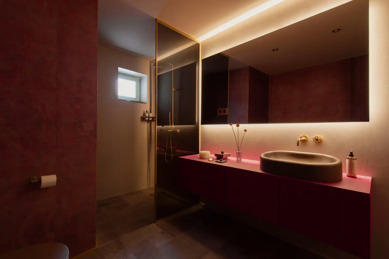 Kopalnica v apartmaju Brajda